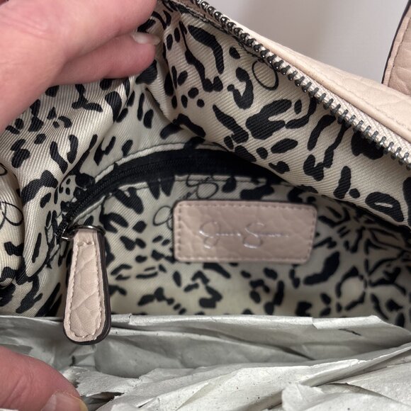 Jessica Simpson Women's Glenda Satchel/Shoulder Handbag Sandstone Blush NWT $118 - Picture 12 of 13